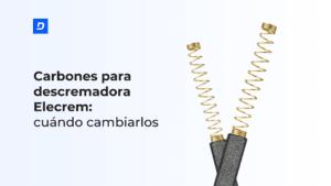 Carbones para descremadora Elecrem con su resorte — Descrem